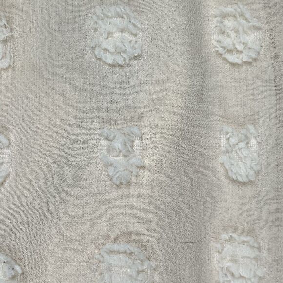 Charlotte Russe High Low Dress Women's XL Orange Sherbet Swiss Dot Sheer Lined - Picture 5 of 16